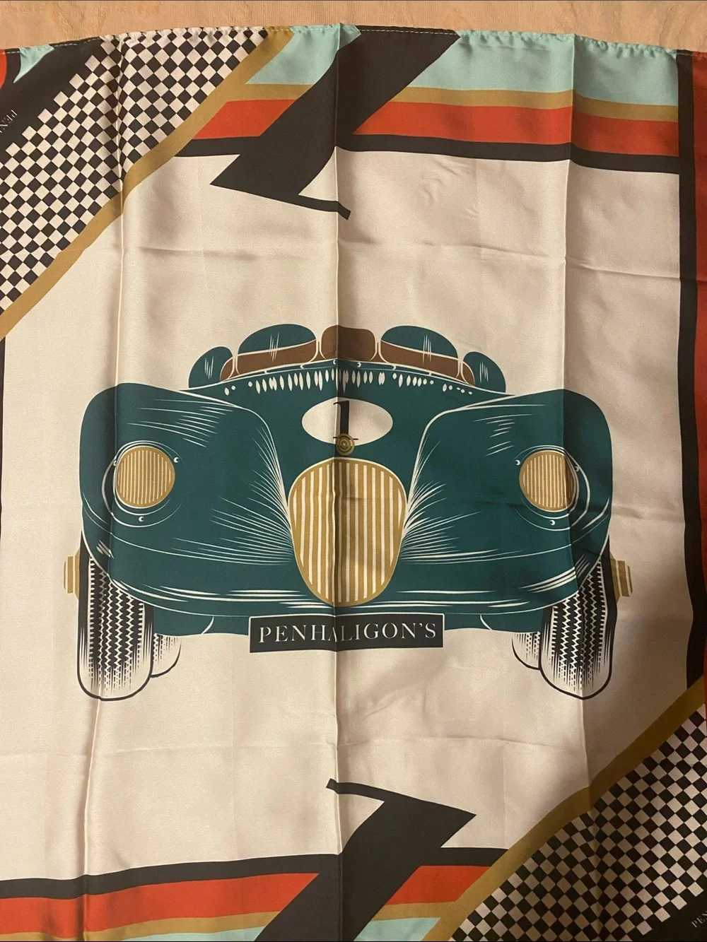 Limited Edition Race Car Sports Car Club Car Scarf